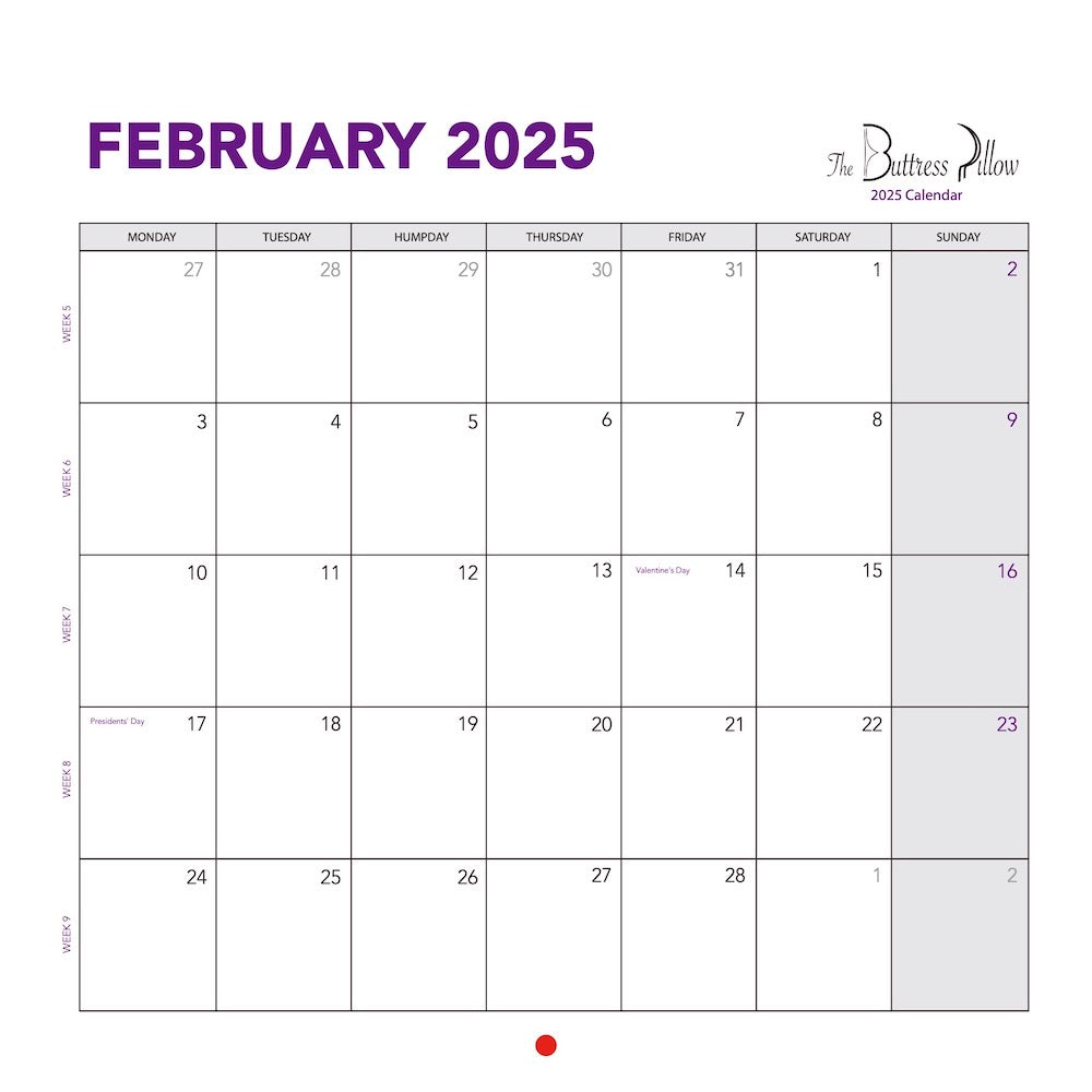 2025 Big Booty Calendar